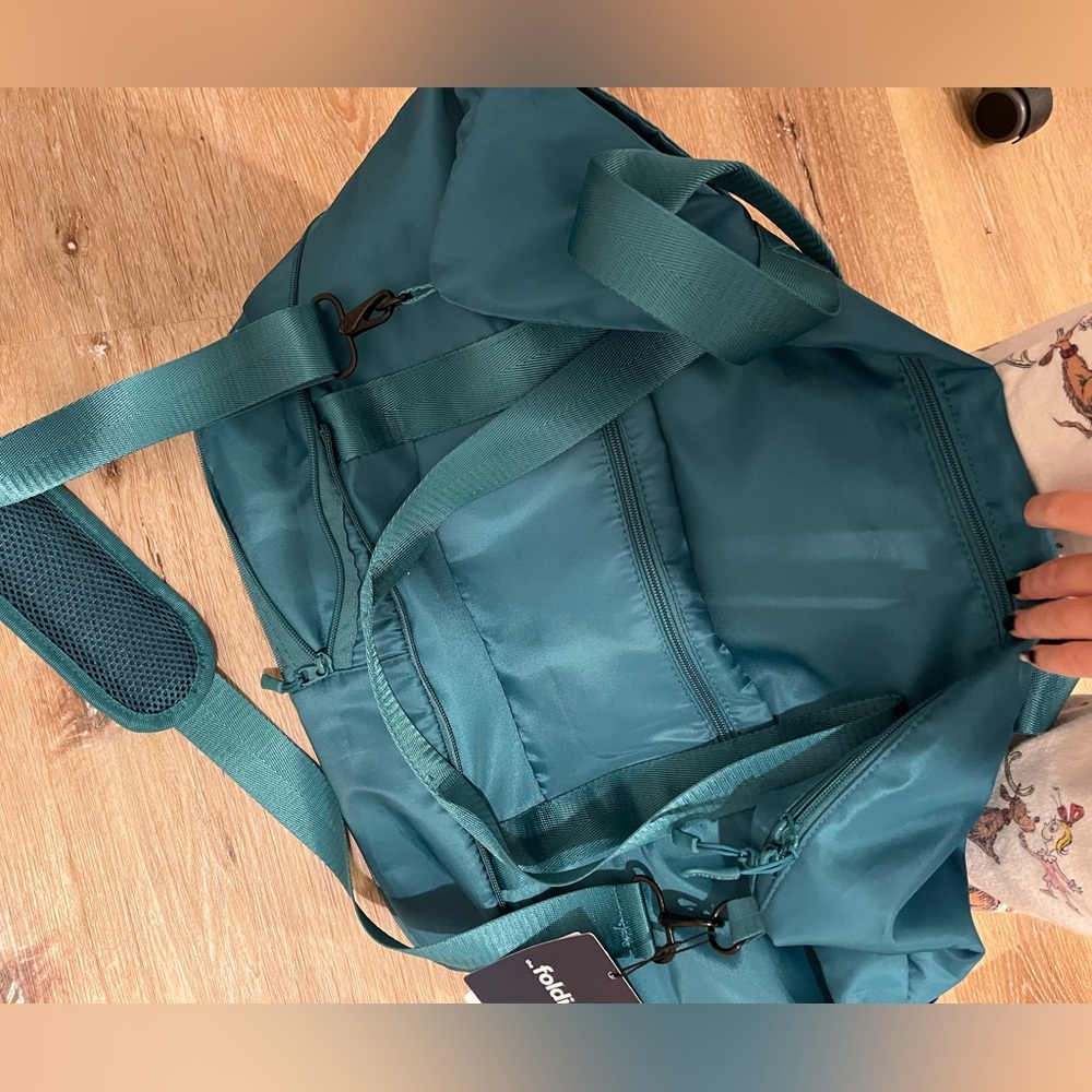 Foldie Teal Travel Bag for Women - Picture 3 of 4
